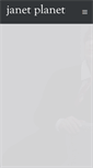 Mobile Screenshot of janetplanet.com