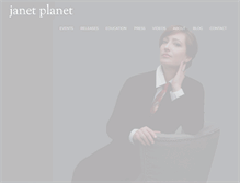 Tablet Screenshot of janetplanet.com